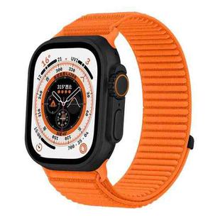 For Apple Watch 42mm / 41mm / 40mm / 38mm Wild Mountain Texture Woven Nylon Watch Band(Orange)