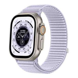 For Apple Watch 42mm / 41mm / 40mm / 38mm Wild Mountain Texture Woven Nylon Watch Band(Hyacinth Purple)