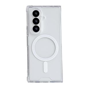 For Samsung Galaxy Z Fold7 5G Clear MagSafe Four-corner Anti-fall Phone Case(Transparent)