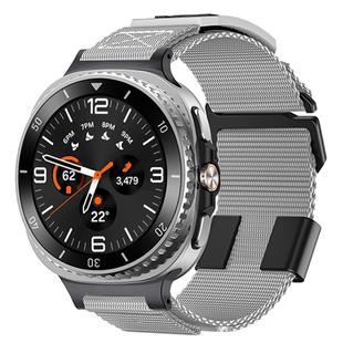 For Samsung Galaxy Watch 8 40mm / 44mm Kalebol Braided Nylon Sport Watch Band(Gray)