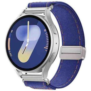 18mm Kalebol Cool Denim Magnetic Buckle Watch Band(Dark Blue)