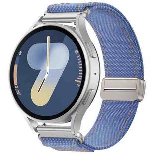 18mm Kalebol Cool Denim Magnetic Buckle Watch Band(Light Blue)