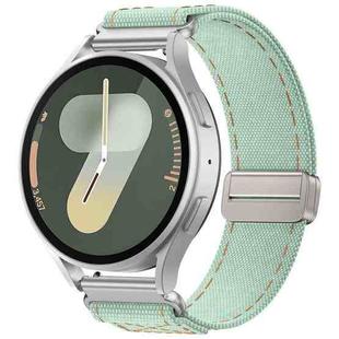 18mm Kalebol Cool Denim Magnetic Buckle Watch Band(Teal)