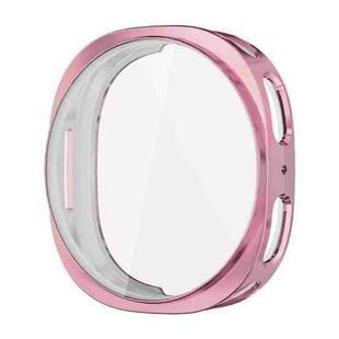 For Samsung Galaxy Watch8 40mm ENKAY Hat-Prince Full Coverage Electroplated Soft TPU Case with Screen Protection(Pink)