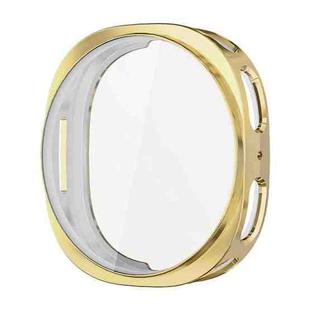 For Samsung Galaxy Watch8 40mm ENKAY Hat-Prince Full Coverage Electroplated Soft TPU Case with Screen Protection(Golden)