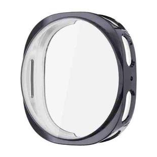 For Samsung Galaxy Watch8 40mm ENKAY Hat-Prince Full Coverage Electroplated Soft TPU Case with Screen Protection(Metal Gray)