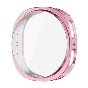 For Samsung Galaxy Watch8 44mm ENKAY Hat-Prince Full Coverage Electroplated Soft TPU Case with Screen Protection(Pink)