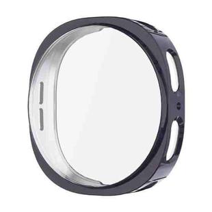For Samsung Galaxy Watch8 44mm ENKAY Hat-Prince Full Coverage Electroplated Soft TPU Case with Screen Protection(Metal Gray)