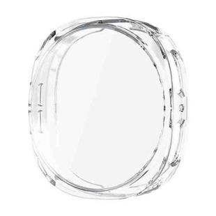 For Samsung Galaxy Watch8 44mm ENKAY Hat-Prince Full Coverage Electroplated Soft TPU Case with Screen Protection(Transparent)