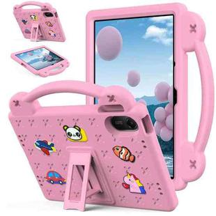 For Xiaomi  Redmi Pad 2  11 2025 Handle Kickstand Children EVA Shockproof Tablet Case(Pink)