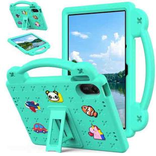 For Xiaomi  Redmi Pad 2  11 2025 Handle Kickstand Children EVA Shockproof Tablet Case(Mint Green)