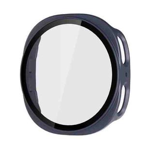 For Samsung Galaxy Watch8 40mm ENKAY Hat-Prince Full Coverage Tempered Glass Film Integrated PC Watch Case(Blue)