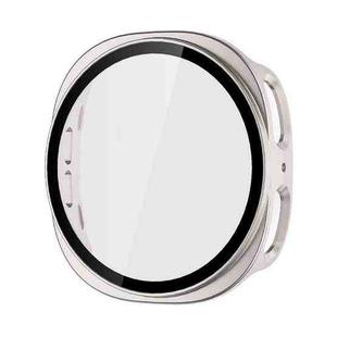 For Samsung Galaxy Watch8 40mm ENKAY Hat-Prince Full Coverage Tempered Glass Film Integrated PC Watch Case(Starlight)