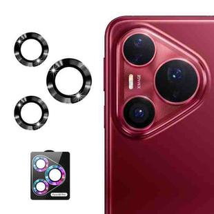 For Huawei Pura 80 Pro / Pro+ / Ultra ENKAY 9H Rear Lens Aluminium Alloy Tempered Glass Film(Black)