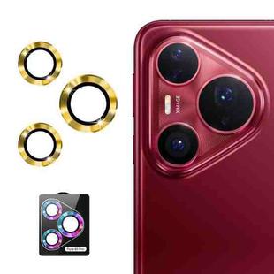 For Huawei Pura 80 Pro / Pro+ / Ultra ENKAY 9H Rear Lens Aluminium Alloy Tempered Glass Film(Gold)