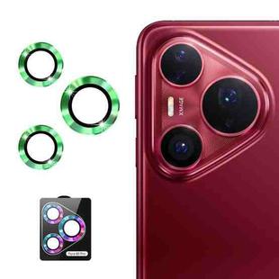 For Huawei Pura 80 Pro / Pro+ / Ultra ENKAY 9H Rear Lens Aluminium Alloy Tempered Glass Film(Green)