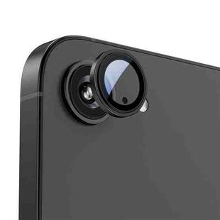 For iPhone 16e Kalebol Precise Alignment Stepped Eagle Eye Metal Lens Film(Black)