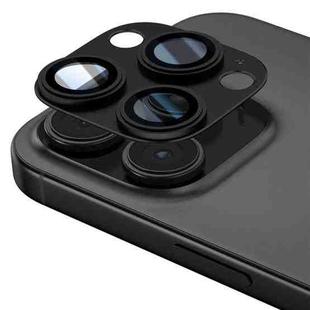For iPhone 16 Pro Max Kalebol Precise Alignment Stepped Eagle Eye Metal Lens Film(Black)