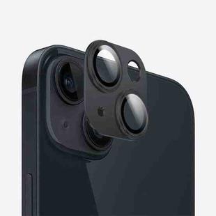 For iPhone 14 Kalebol Precise Alignment Stepped Eagle Eye Metal Lens Film(Black)