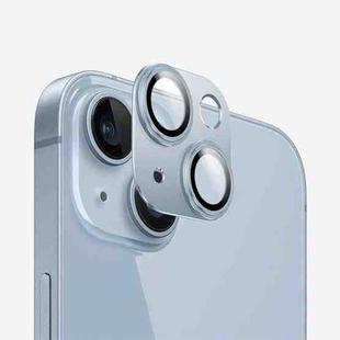 For iPhone 14 Kalebol Precise Alignment Stepped Eagle Eye Metal Lens Film(Blue)