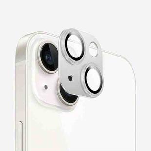 For iPhone 14 Kalebol Precise Alignment Stepped Eagle Eye Metal Lens Film(Silver)