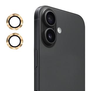 For iPhone 17 ENKAY 9H Rear Lens Aluminium Alloy Tempered Glass Film(Golden)
