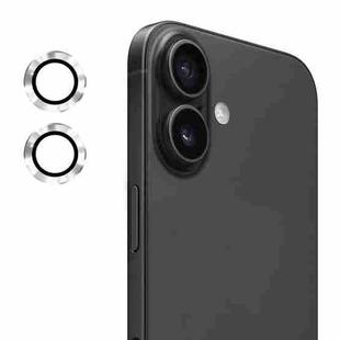 For iPhone 17 ENKAY 9H Rear Lens Aluminium Alloy Tempered Glass Film(Silver)