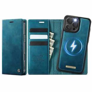 For iPhone 16 Pro CaseMe C49 MagSafe RFID Blocking Detachable Wallet Leather Phone Case(Green)