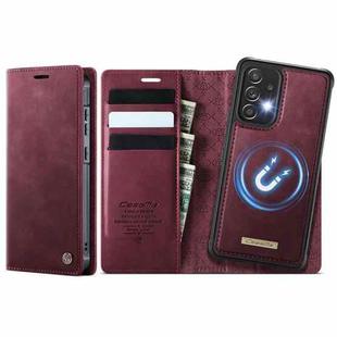 For Samsung Galaxy A16 5G CaseMe C49 Magnetic RFID Blocking Detachable Wallet Leather Phone Case(Red)