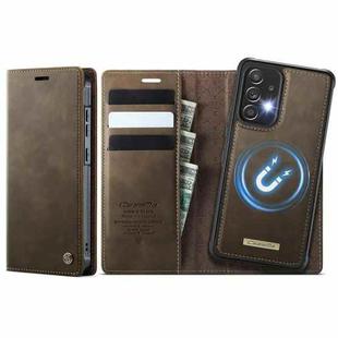 For Samsung Galaxy A16 5G CaseMe C49 Magnetic RFID Blocking Detachable Wallet Leather Phone Case(Coffee)