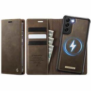 For Samsung Galaxy A54 5G CaseMe C49 Magnetic RFID Blocking Detachable Wallet Leather Phone Case(Coffee)