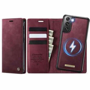 For Samsung Galaxy A55 / A35 5G CaseMe C49 Magnetic RFID Blocking Detachable Wallet Leather Phone Case(Red)