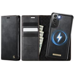 For Samsung Galaxy S21 5G CaseMe C49 Magnetic RFID Blocking Detachable Wallet Leather Phone Case(Black)