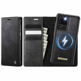 For Samsung Galaxy S20 Ultra CaseMe C49 Magnetic RFID Blocking Detachable Wallet Leather Phone Case(Black)