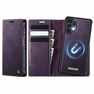 For Samsung Galaxy A13 / A04s CaseMe C49 Magnetic RFID Blocking Detachable Wallet Leather Phone Case(Purple)