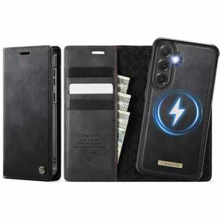For Samsung Galaxy S23 FE 5G CaseMe C49 Magnetic RFID Blocking Detachable Wallet Leather Phone Case(Black)