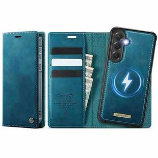 For Samsung Galaxy S24 FE 5G CaseMe C49 Magnetic RFID Blocking Detachable Wallet Leather Phone Case(Green)
