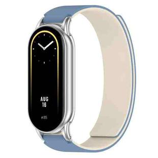 For Xiaomi Smart Band 10 / 9 / 8 Soft Silicone Magnetic Watch Band(Blue Starlight)