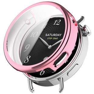 For Xiaomi Watch S4 41mm Electroplated All Coverage TPU Watch Protective Cover(Pink)