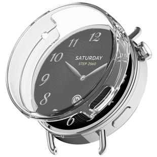 For Xiaomi Watch S4 41mm Electroplated All Coverage TPU Watch Protective Cover(Transparent)