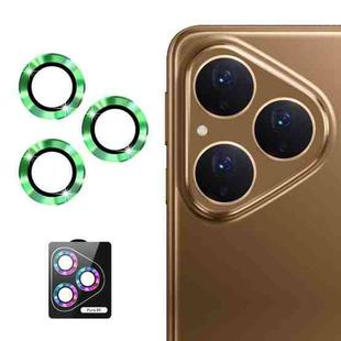 For Huawei Pura 80 5G ENKAY 9H Rear Lens Aluminium Alloy Tempered Glass Film(Green)