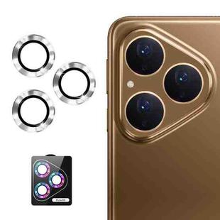 For Huawei Pura 80 5G ENKAY 9H Rear Lens Aluminium Alloy Tempered Glass Film(Silver)