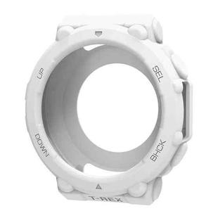 For Amazfit T-Rex 2 Sports Silicone Watch Protective Cover(White)