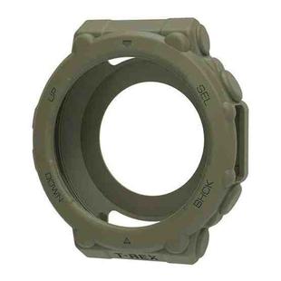 For Amazfit T-Rex 2 Sports Silicone Watch Protective Cover(Jungle Green)