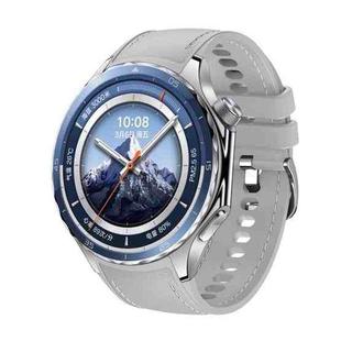 For OPPO Watch X2 Mini Stitched Silicone Watch Band(Gray)