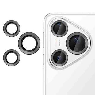 For Huawei Pura 80 Pro / Pro+ Kalebol No Flicker Ultra-Thin Individual Camera Lens Tempered Glass Film(Black)