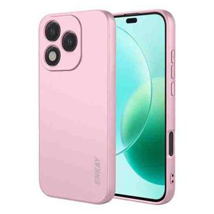 For Honor 400 Lite ENKAY Hat-Prince Liquid Silicone Shockproof Soft Phone Case(Pink)
