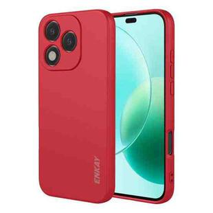 For Honor 400 Lite ENKAY Hat-Prince Liquid Silicone Shockproof Soft Phone Case(Red)