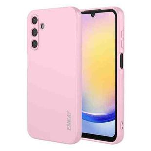 For Samsung Galaxy A25 5G ENKAY Liquid Silicone Soft Shockproof Phone Case(Pink)