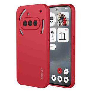 For Nothing Phone 3a ENKAY Liquid Silicone Soft Shockproof Phone Case(Red)